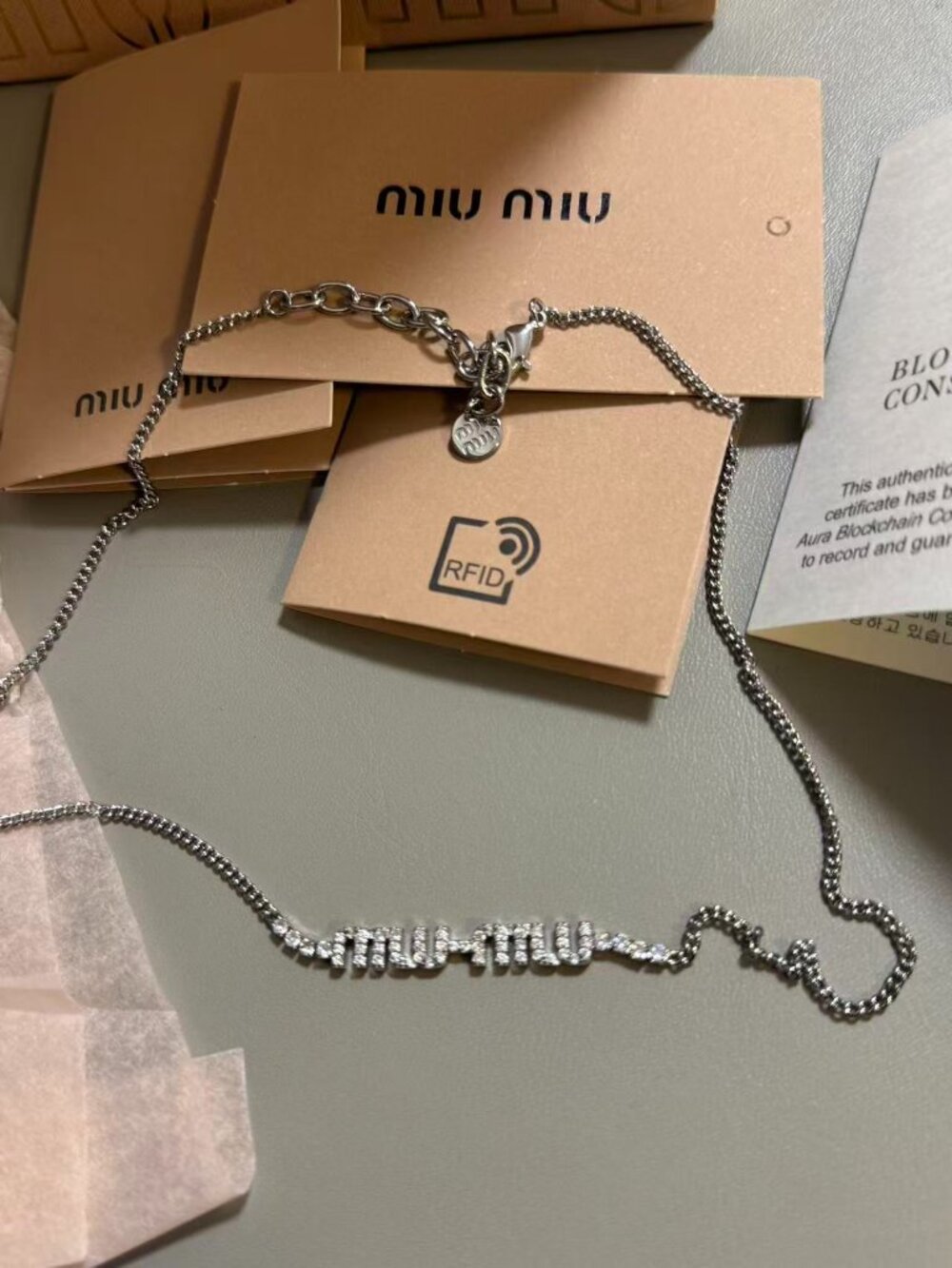 Miu miu necklace
